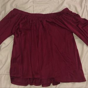 Off the shoulder blouse